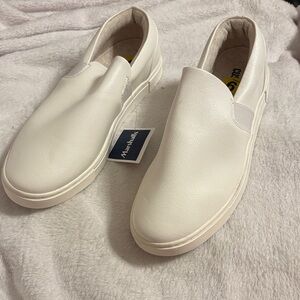 Classic White Women's Slip-On Loafers